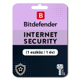 Bitdefender Internet Security (EU) (1 eszköz / 1 év)