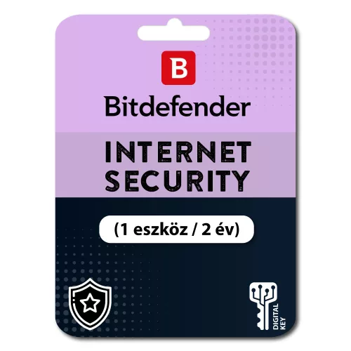 Bitdefender Internet Security (EU) (1 eszköz / 2 év)
