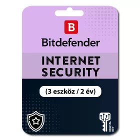 Bitdefender Internet Security (EU) (3 eszköz / 2 év)