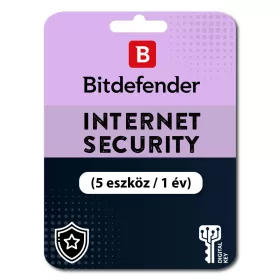 Bitdefender Internet Security (EU) (5 eszköz / 1 év)