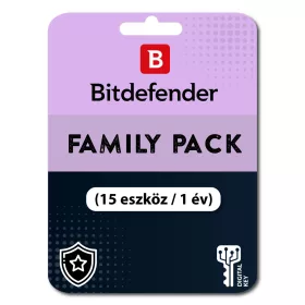 Bitdefender Family Pack (EU) (15 eszköz /  1 év)