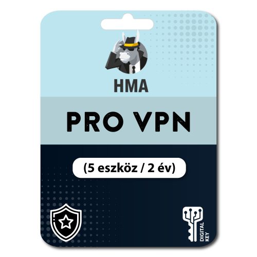 HMA! Pro VPN (5 eszköz / 2 év)