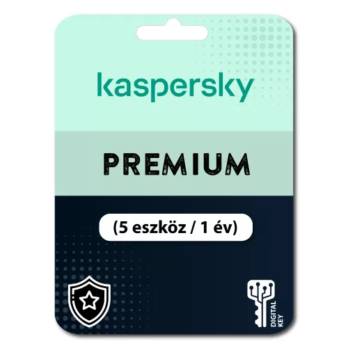 Kaspersky Premium (5 eszköz / 1 év) (EU)