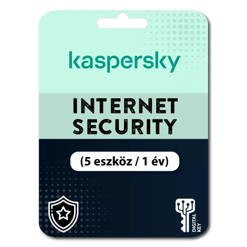 Kaspersky Internet Security (EU) (5 eszköz / 1 év)