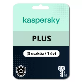 Kaspersky Plus (EU) (3 eszköz / 1 év)