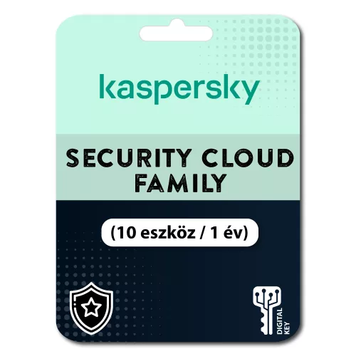 Kaspersky Security Cloud Family (10 eszköz / 1 év)