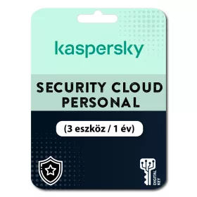 Kaspersky Security Cloud Personal (3 eszköz / 1 év)