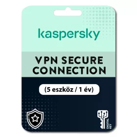 Kaspersky VPN Secure Connection (EU) (5 eszköz / 1 év)