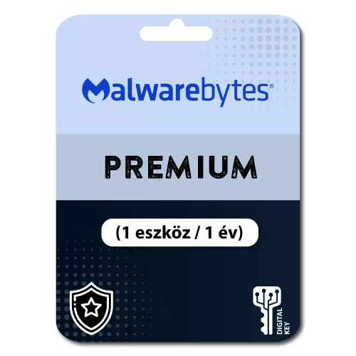 Malwarebytes Premium (1 eszköz / 1 év)