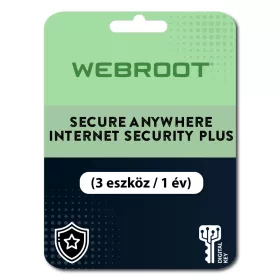   Webroot SecureAnywhere Internet Security Plus (3 eszköz / 1 év)