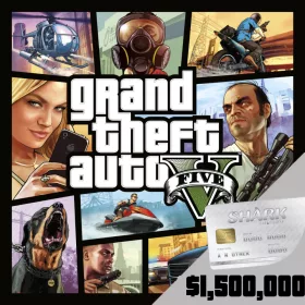   Grand Theft Auto V + Great White Shark Cash Card ($1.500.000)