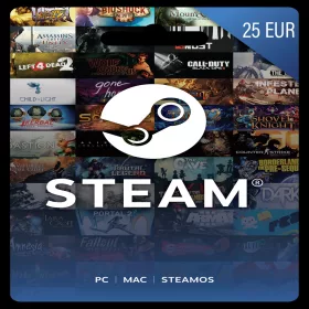 Steam Gift Card 25 EUR
