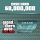 Grand Theft Auto Online - $8.000.000 Megalodon Shark Cash Card (EU)