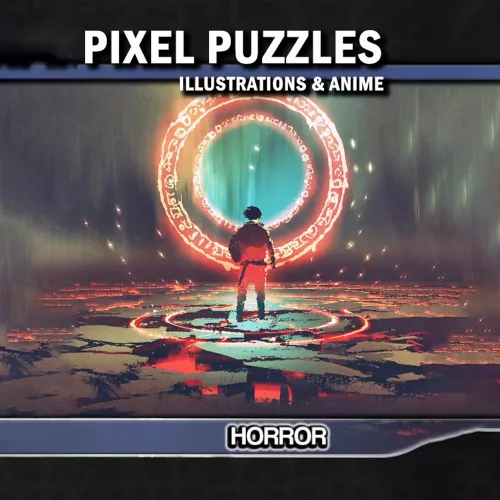 Pixel Puzzles Illustrations & Anime: Jigsaw Pack - Horror (DLC)