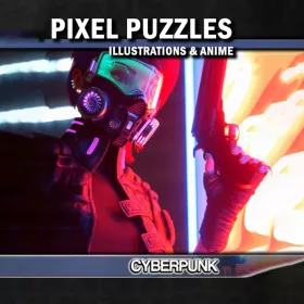   Pixel Puzzles Illustrations & Anime: Jigsaw Pack - Cyberpunk (DLC)