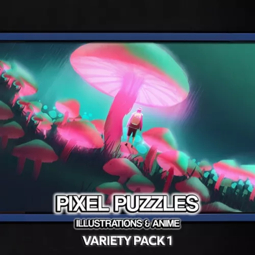 Pixel Puzzles Illustrations & Anime: Jigsaw Pack - Variety Pack 1 (DLC)