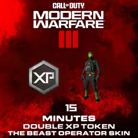   Call of Duty: Modern Warfare III - The Beast Operator Skin + 15 Minutes Double XP Token (DLC)