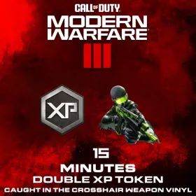   Call of Duty: Modern Warfare III - Caught In The Crosshair Weapon Vinyl + 15 Minutes Double XP Token (DLC)