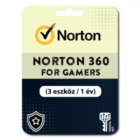   Norton 360 for Gamers + 50 GB Felhőalapú tárolás (3 eszköz / 1 év) (EU)