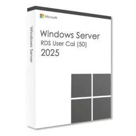   Microsoft Windows Server 2025 Remote Desktop Services Device CAL (50 eszköz) (16 Core)