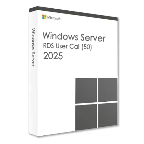 Microsoft Windows Server 2025 Remote Desktop Services Device CAL (50 eszköz) (16 Core)