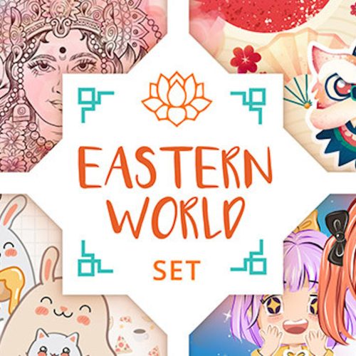 Movavi Video Editor Plus 2022: Eastern World Set (DLC)