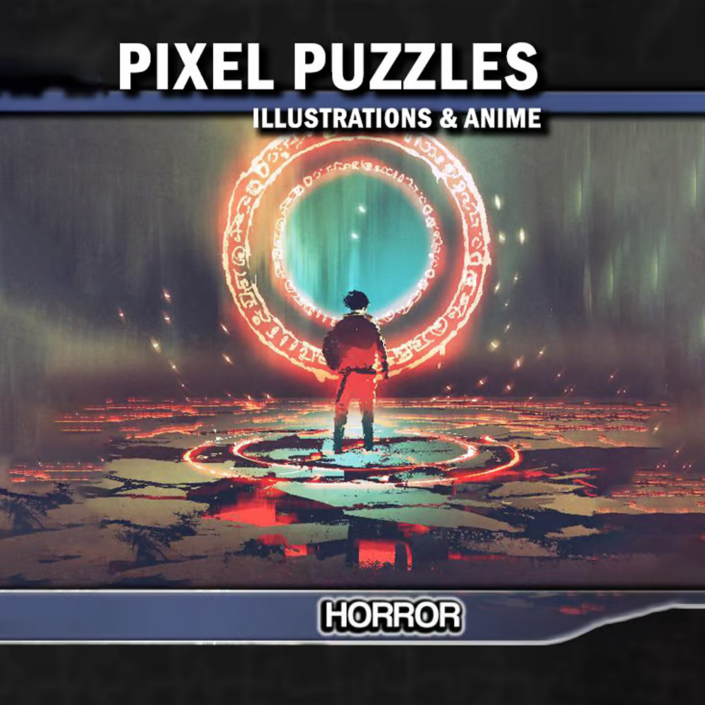 Pixel Puzzles Illustrations & Anime: Jigsaw Pack - Horror (DLC)