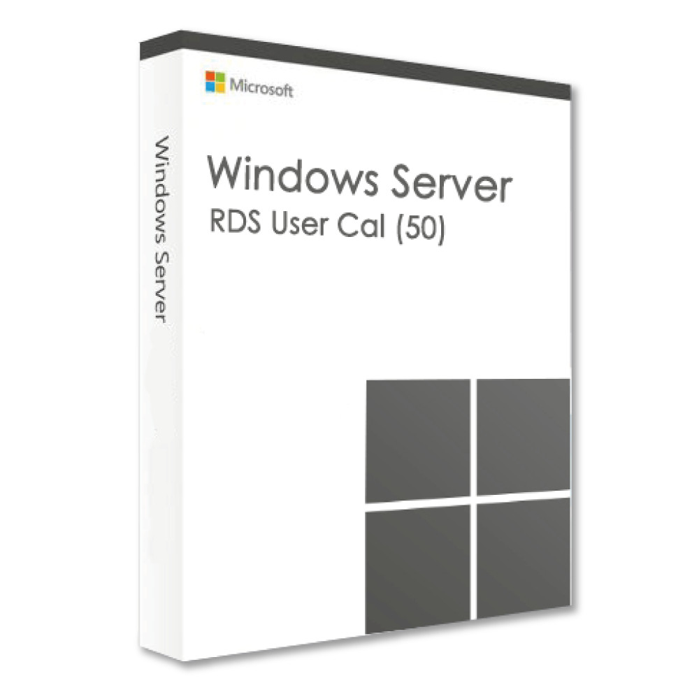 Microsoft Windows Server 2025 Remote Desktop Services User CAL (50 felhasználó) (16 Core)